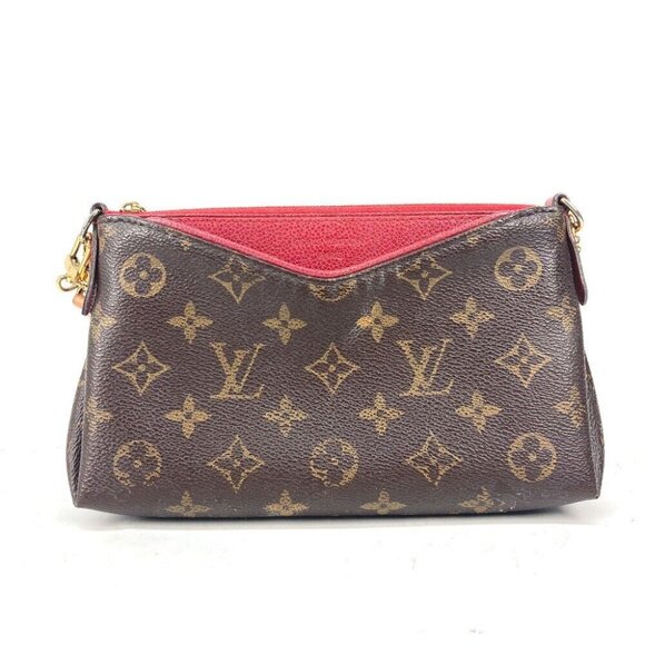LOUIS VUITTON M41638 Monogram Pallas Clutch Bag 3WAY Bag Clutch Shoulder Bag